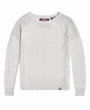 Superdry Bria Raglan Knit Női Kötöttáru Szürke | QMOCS0157